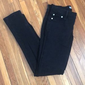 Black jeggings